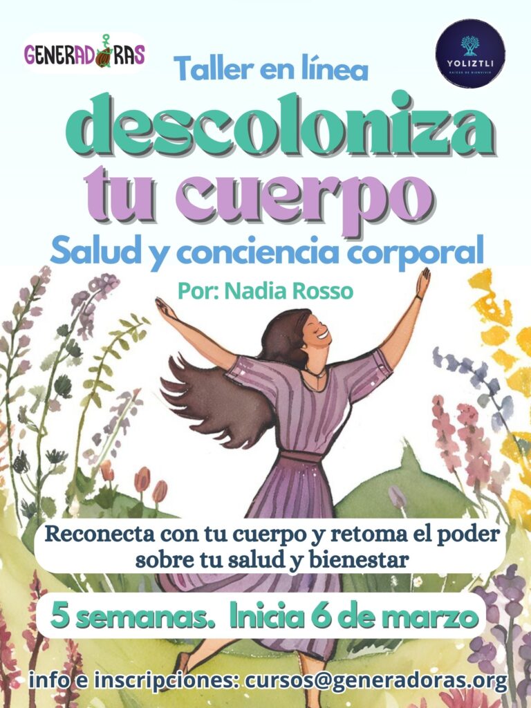 Taller en línea: Descoloniza tu cuerpo. Salud y conciencia corporal